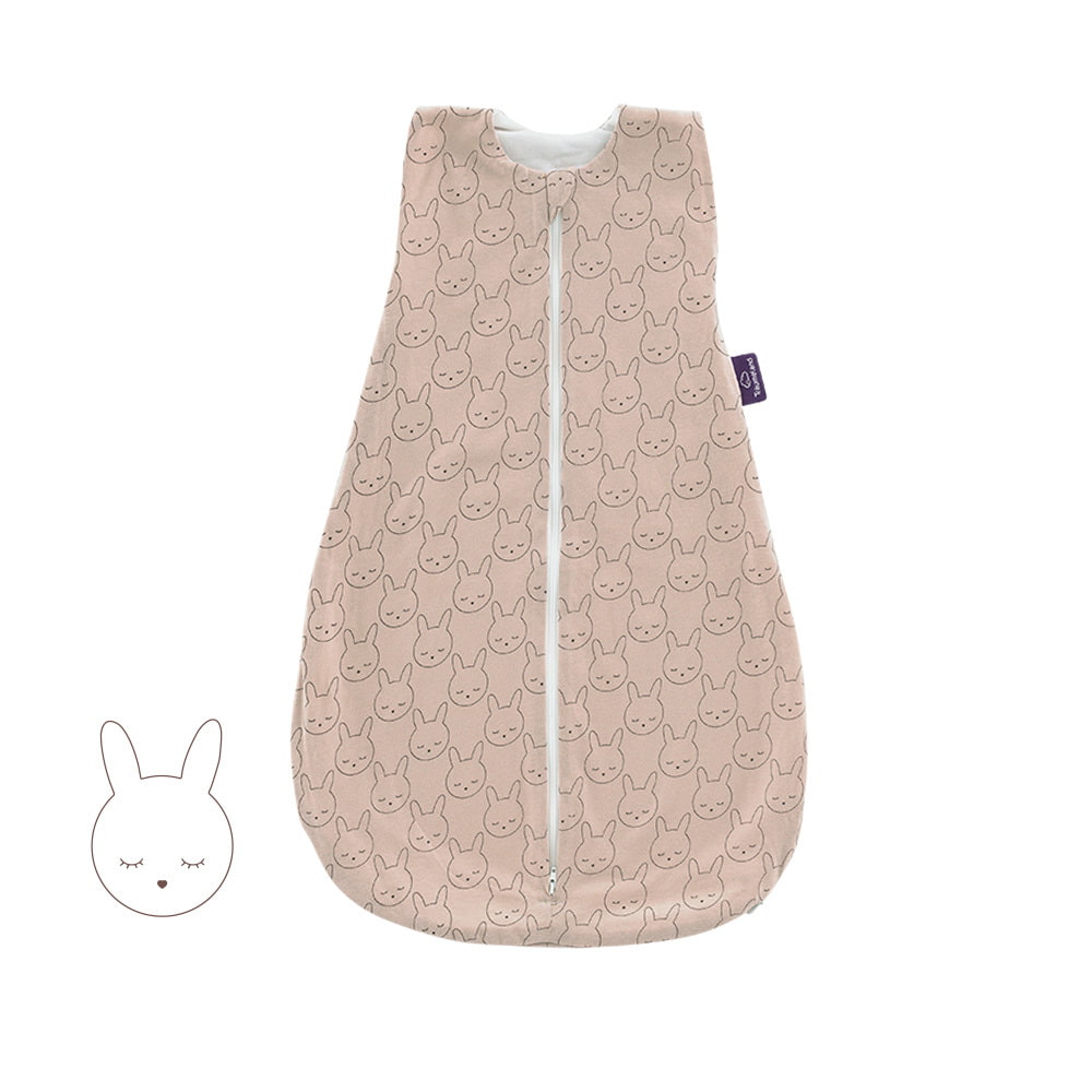 Sommerschlafsack Kuschelhase beige Baumwolle