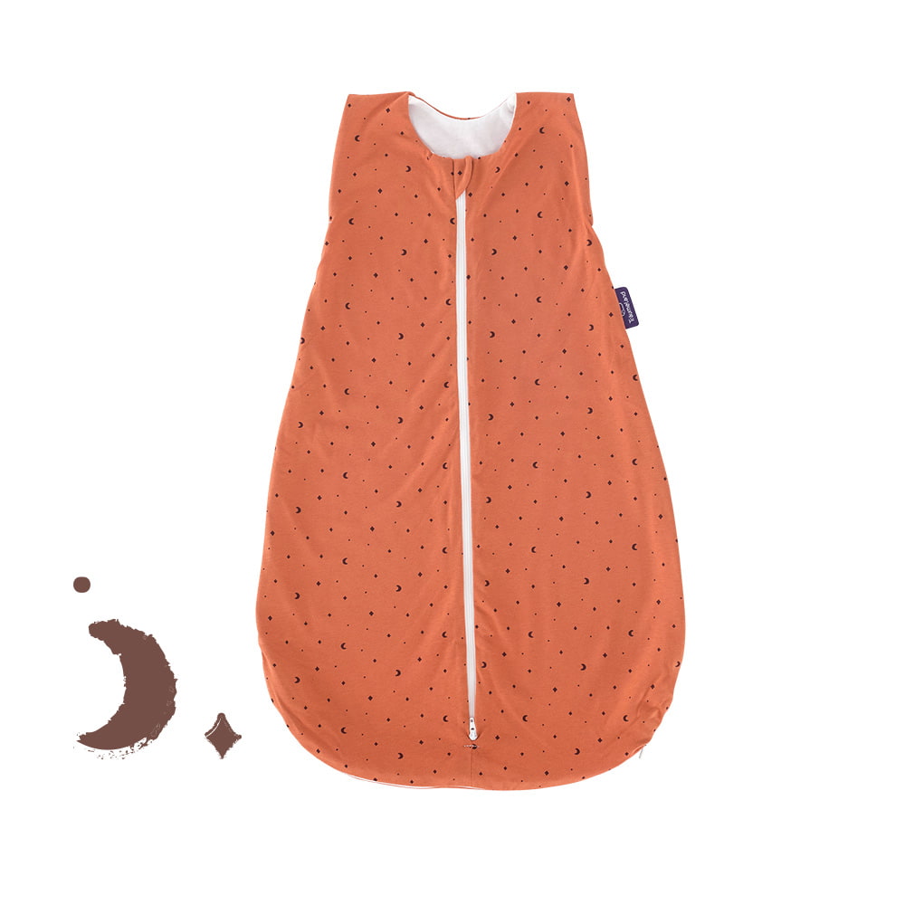 Sommerschlafsack Moon rost Baumwolle