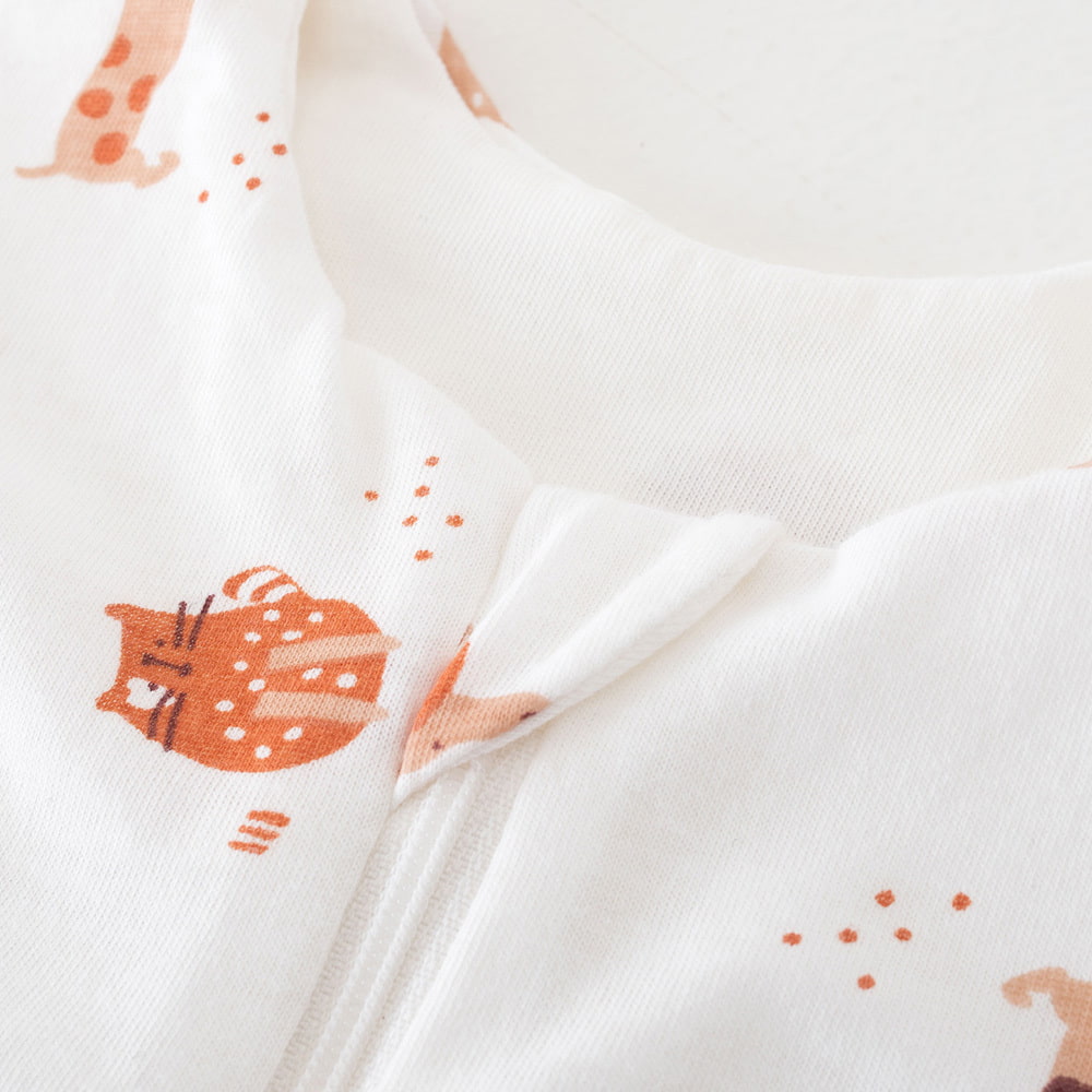 Summer sleeping bag cats&dogs in cotton detail chin protection