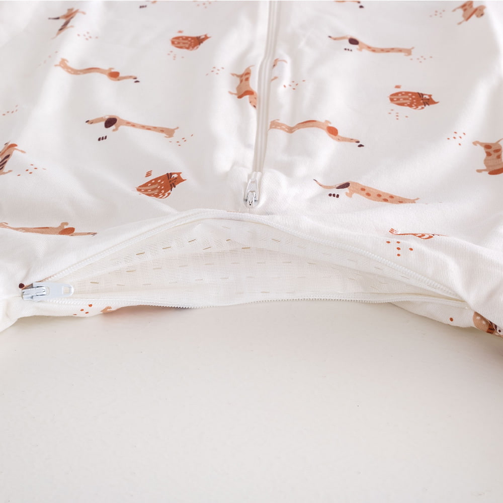 Sleep overall light TO GO cats&dogs detail ventilation slit