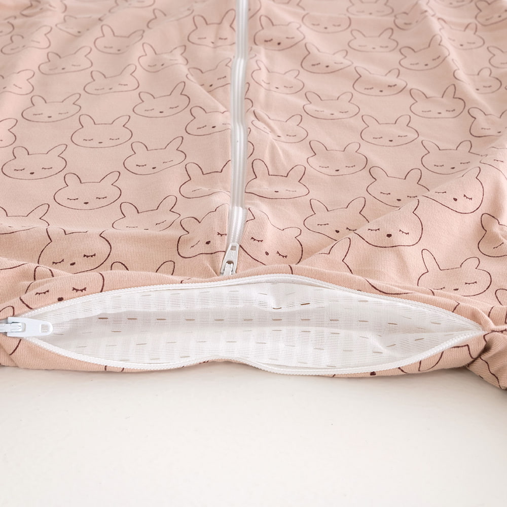 Sleep overall light TO GO Cuddly Bunny beige detail ventilation slit