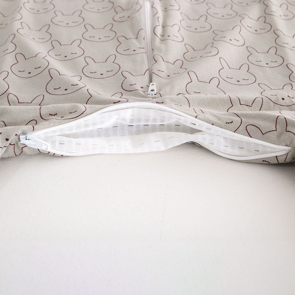 Sleep overall light TO GO Cuddly Bunny green detail ventilation slit