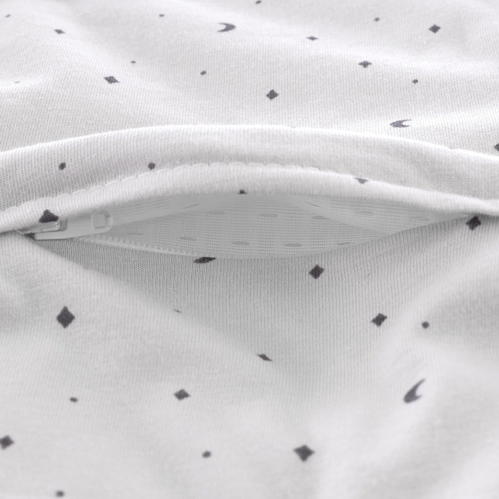 Sleeping Bag LIEBMICH Moon grey detail front ventilation slit