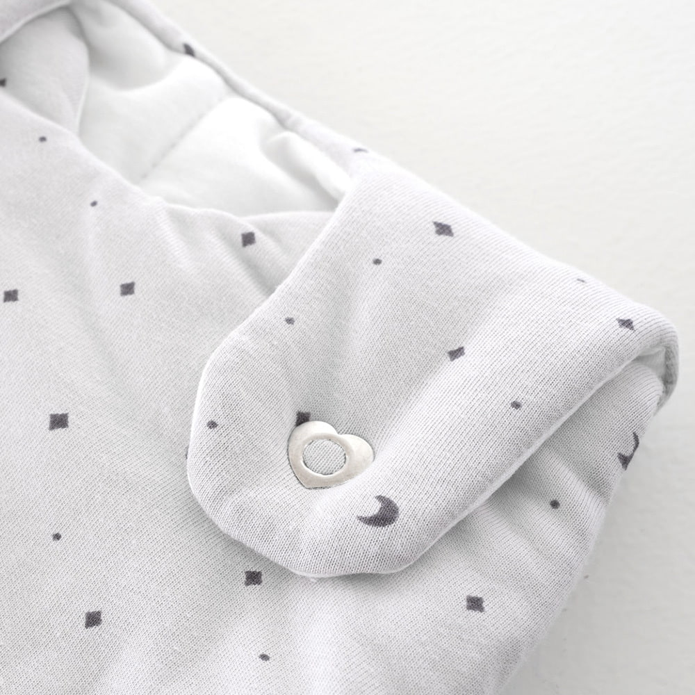 LIEBMICH Moon grey press stud