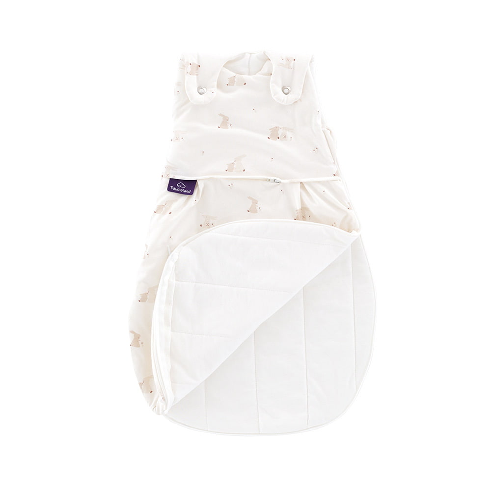 Schlafsack Hophop Bunny beige unten offen