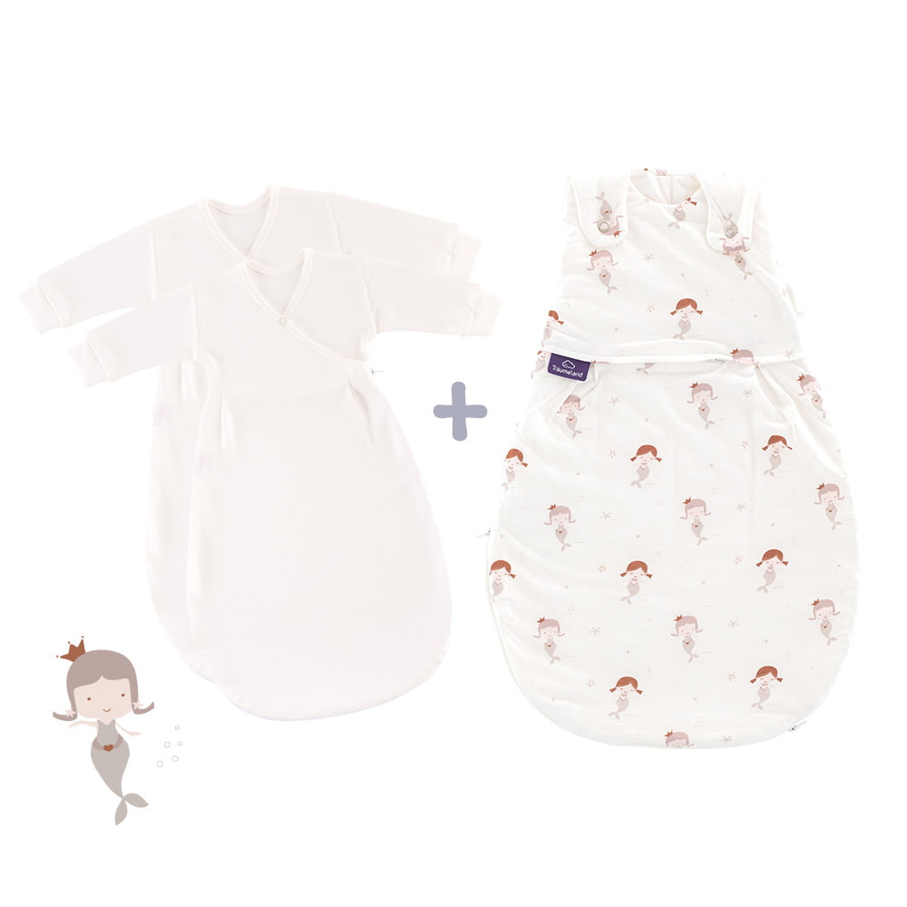 Schlafsack Set Mermaid mit 2 Innenschlafsäcken