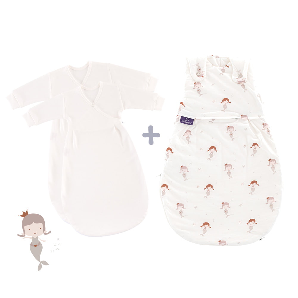 Schlafsack Set Mermaid mit 2 Innenschlafsäcken