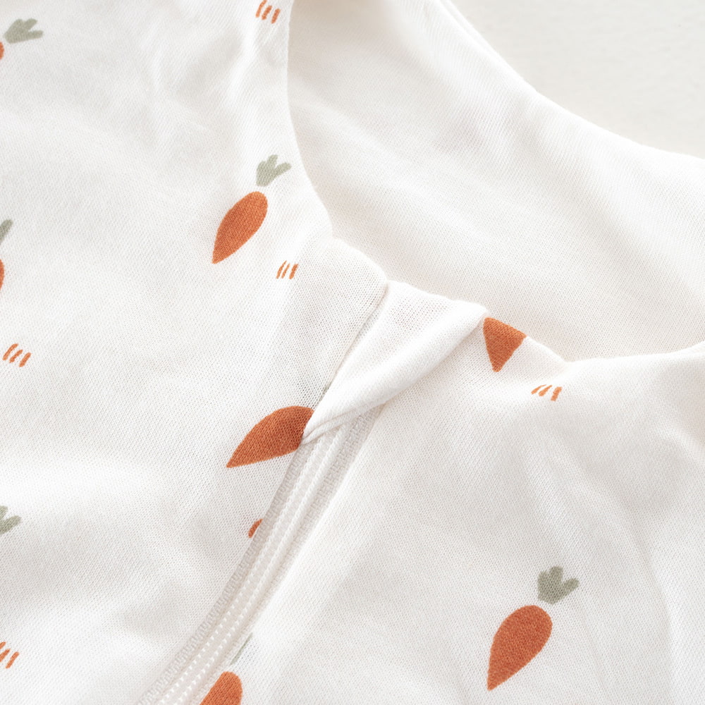 Summer sleeping bag Carota in cotton detail chin protection