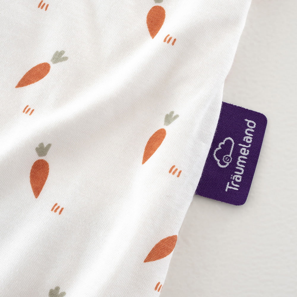 Summer Sleeping Bag Carota in cotton detail label
