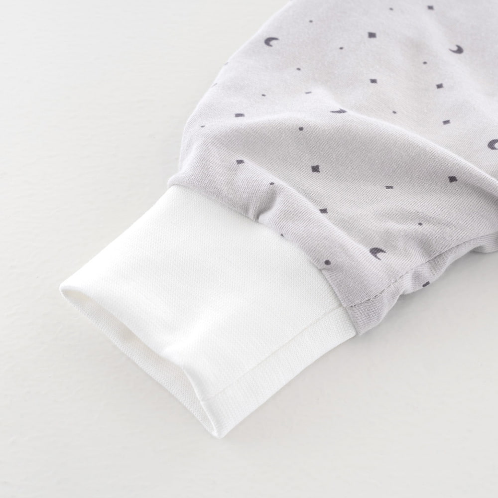 Sleep overall light TO GO Moon grey detail cuffs