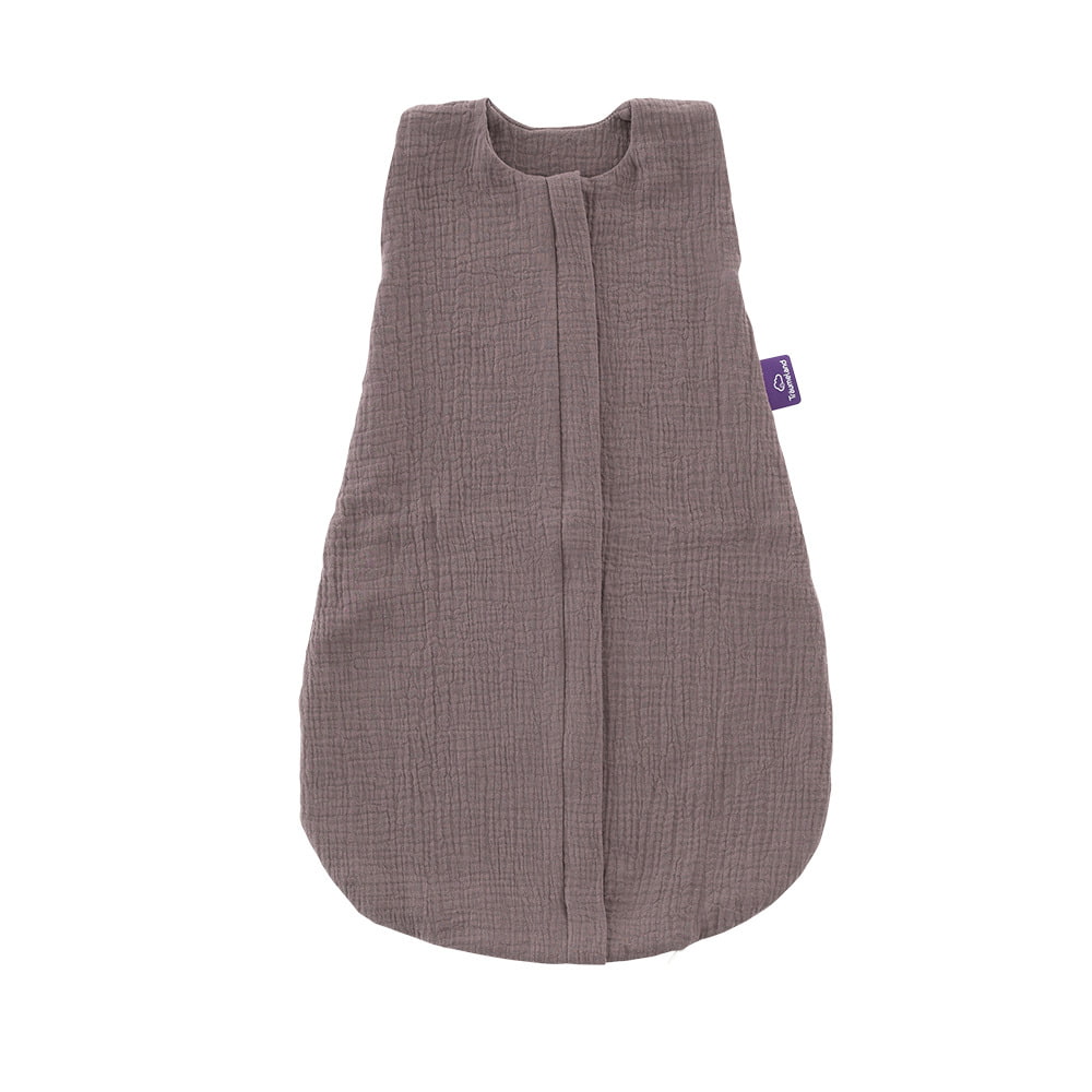 Summer Sleeping bag in cotton muslin cocoa plum