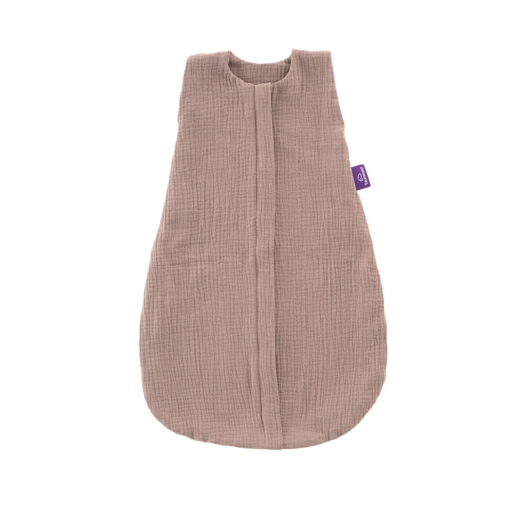 Summer Sleeping bag in cotton muslin chestnut
