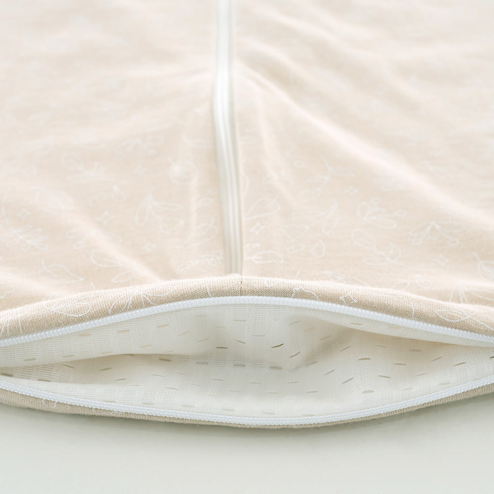 Summer sleeping bag Garden in cotton detail ventilation slit