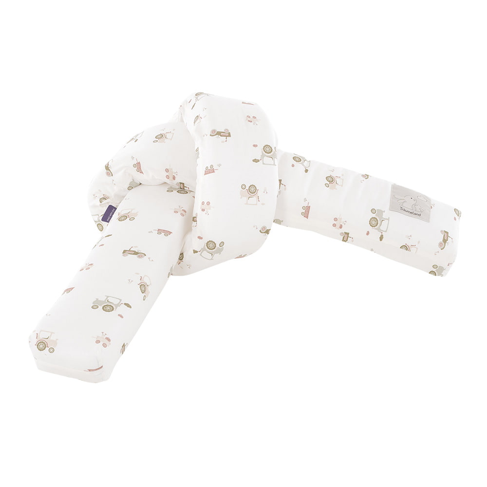 Snake bed bumper Little Farm green