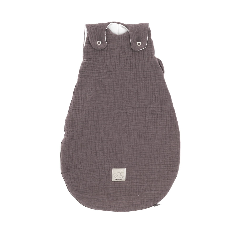 All Year Muslin Sleeping Bag cocoa plum - Full view