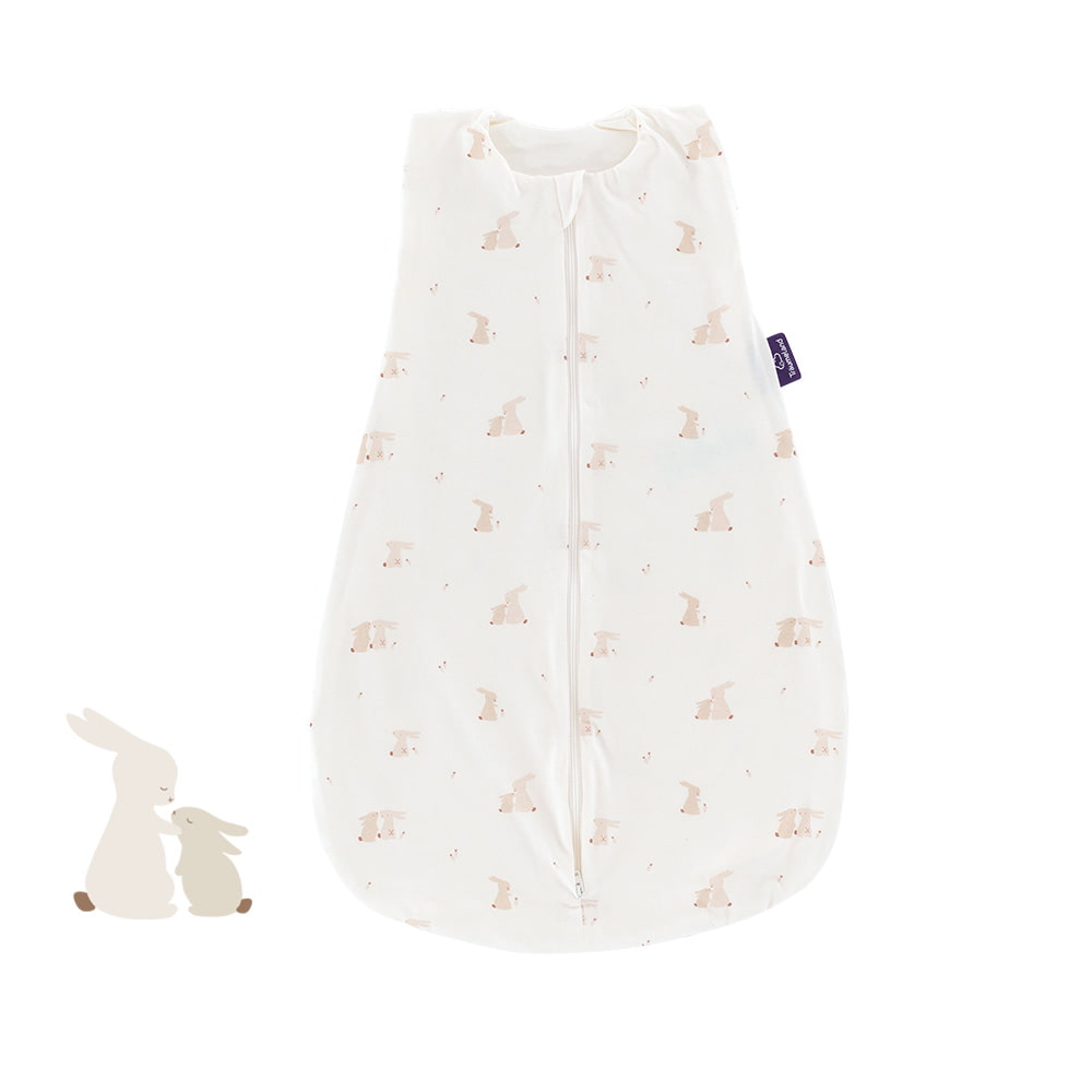 Sommerschlafsack Hophop Bunny beige Baumwolle