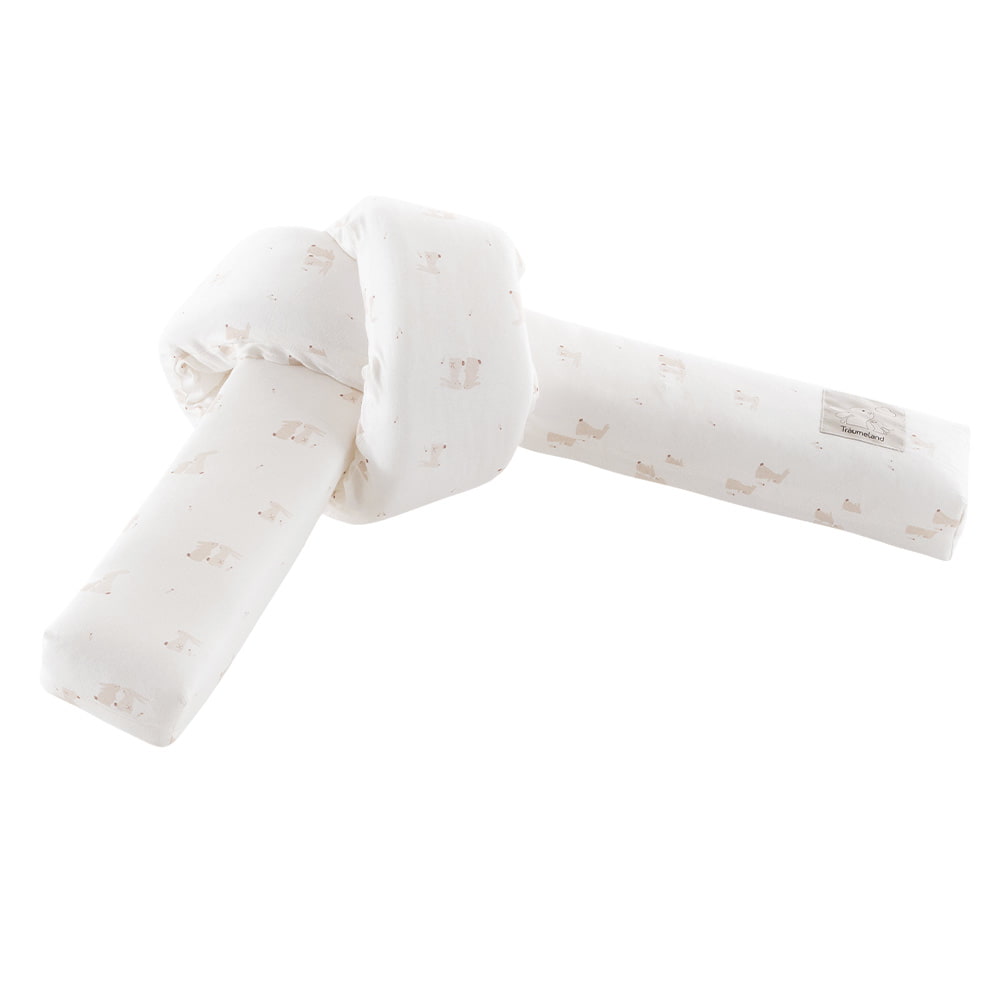 Snake Bed Bumper Hophop Bunny beige knot