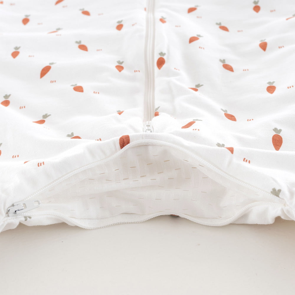Sleep overall TO GO Carota detail ventilation slit