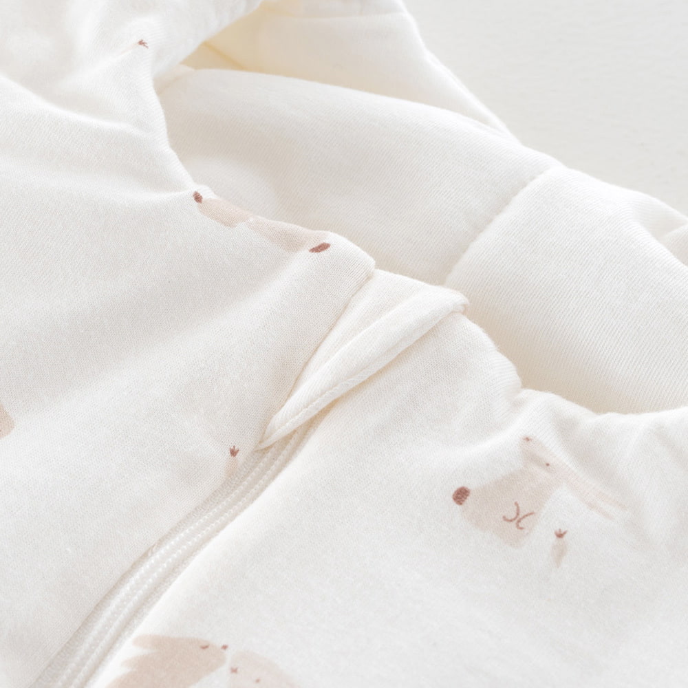 Sleep overall TO GO Hophop Bunny beige detail chin protection