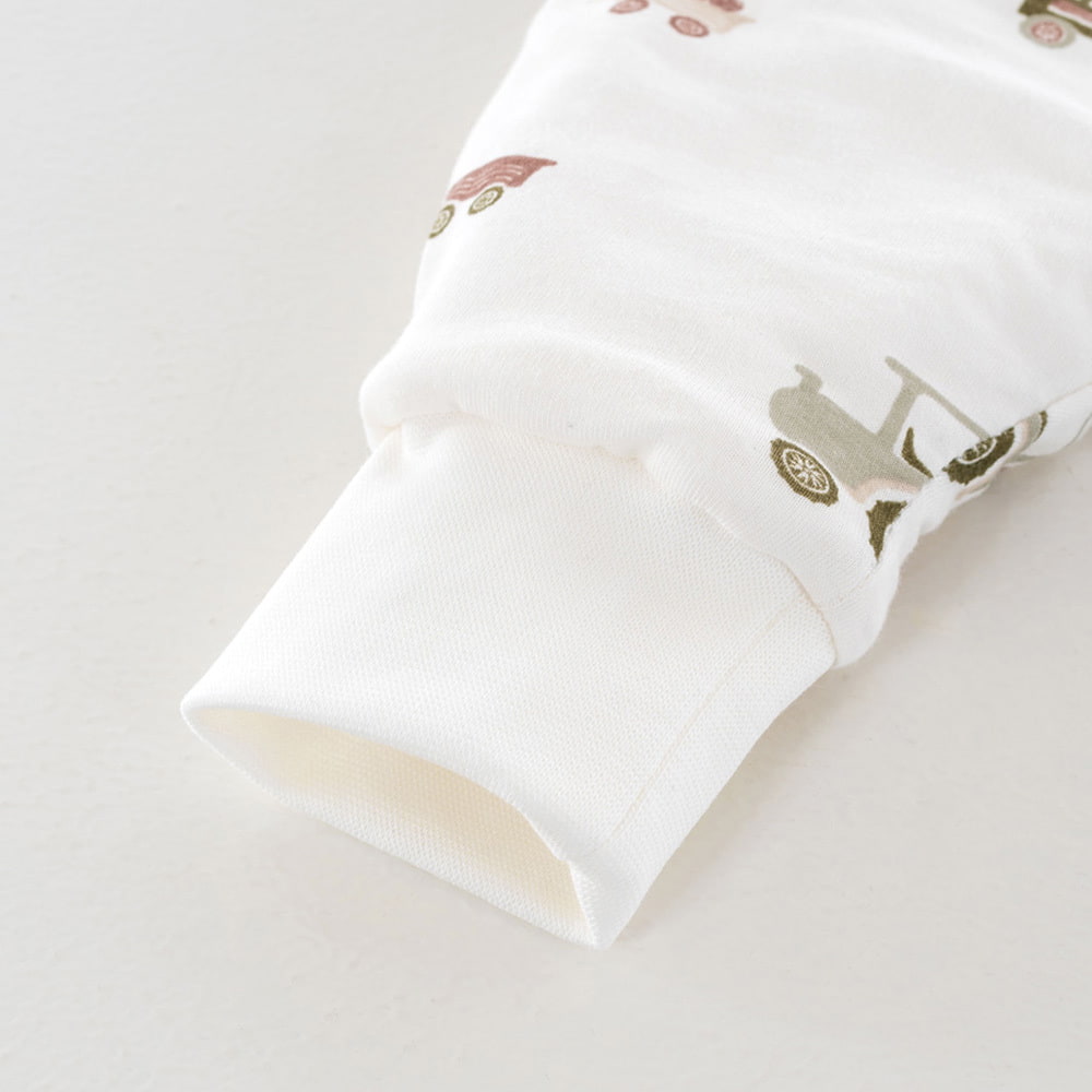 Sleep overall TO GO Little Farm green detail cuffs