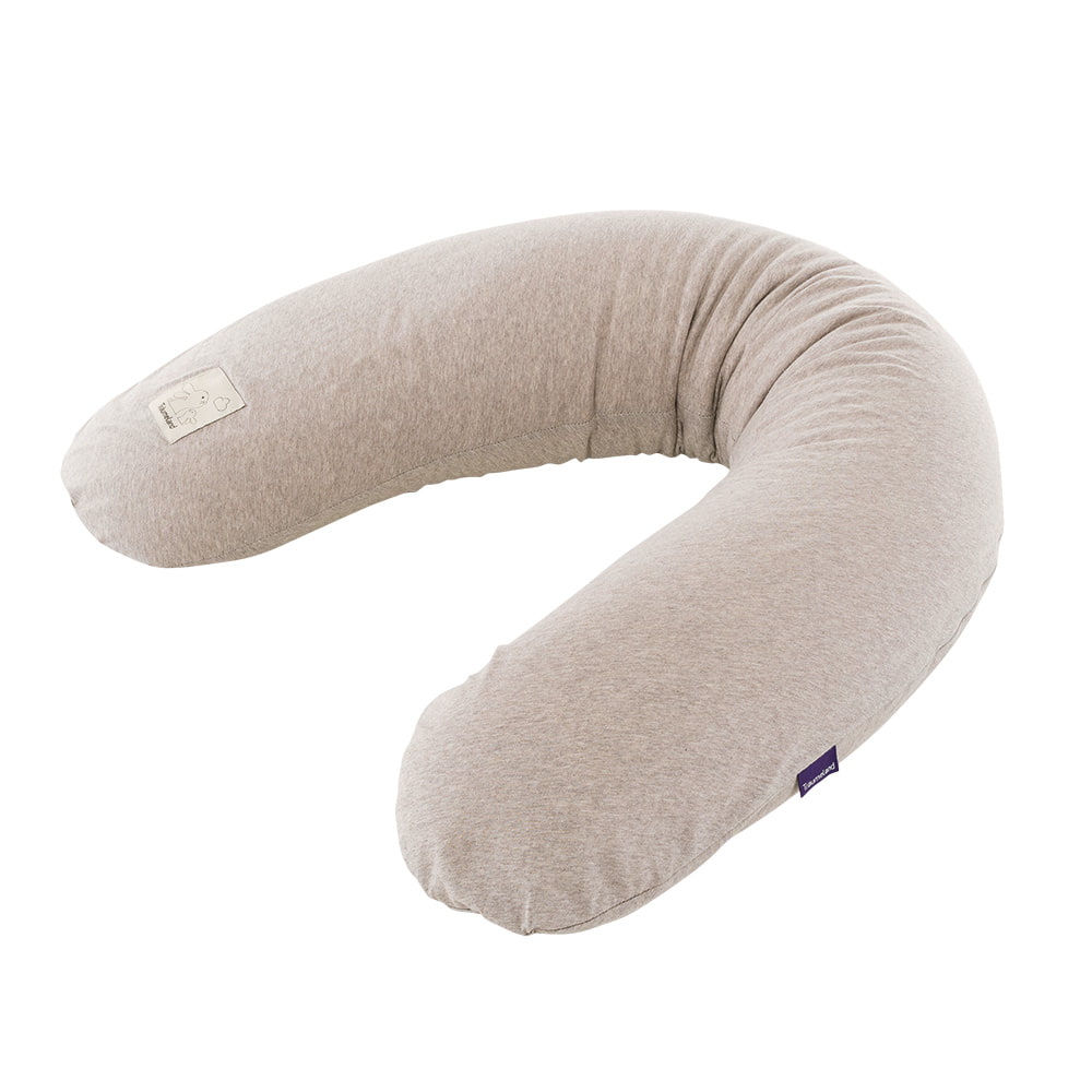 Cojín de lactancia beige moteado