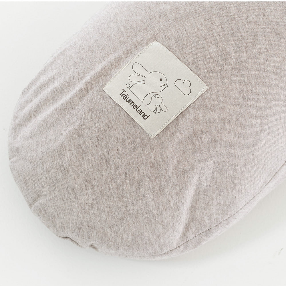 Stillkissen beige meliert Detail