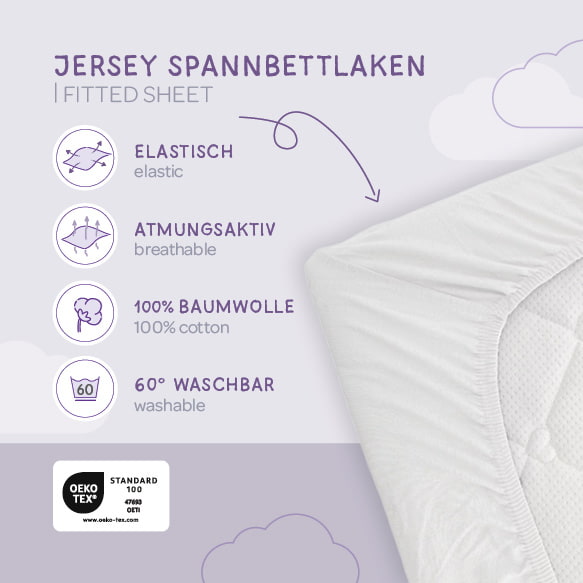 Spannbettlaken Jersey