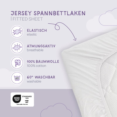 Spannbettlaken Jersey