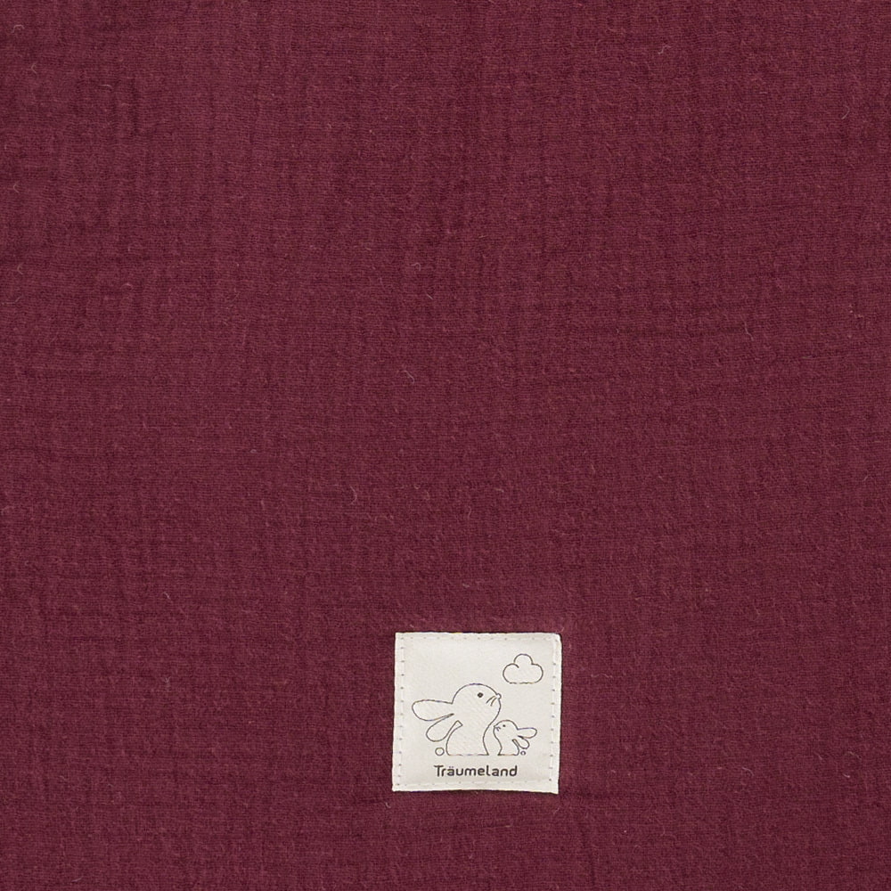All Year Muslin Sleeping Bag red berry - Design