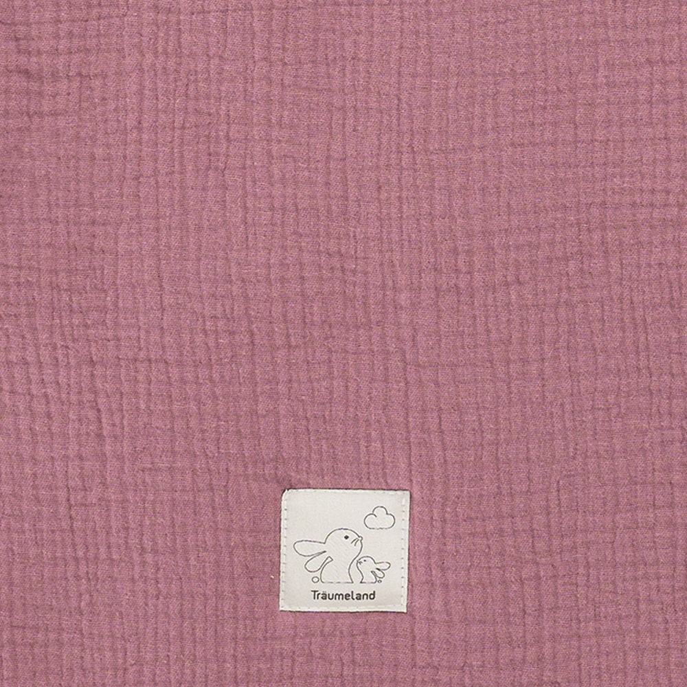 All Year Muslin Sleeping Bag plum - Design