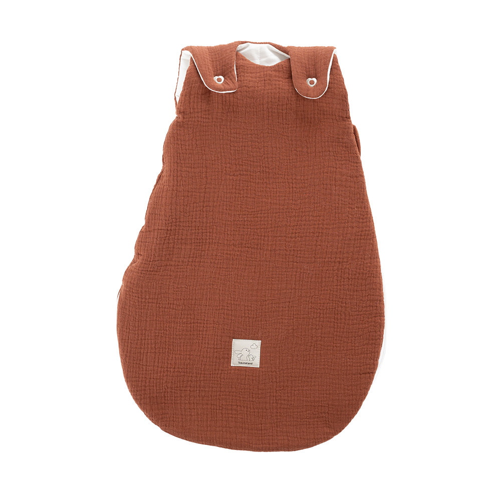 All Year Muslin Sleeping Bag terracotta
