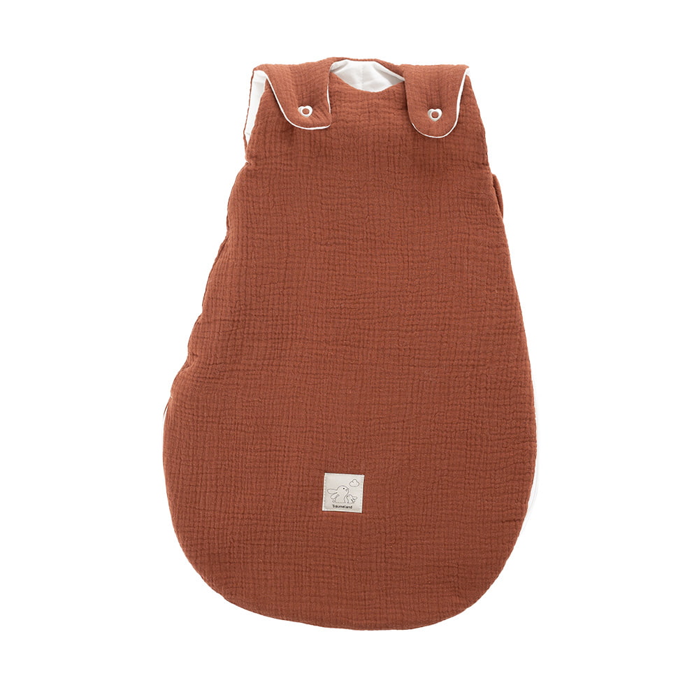 All Year Muslin Sleeping Bag terracotta