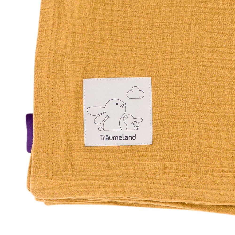 kuschelige Babydecke aus Baumwoll-Musselin Größe 75 x 100 cm