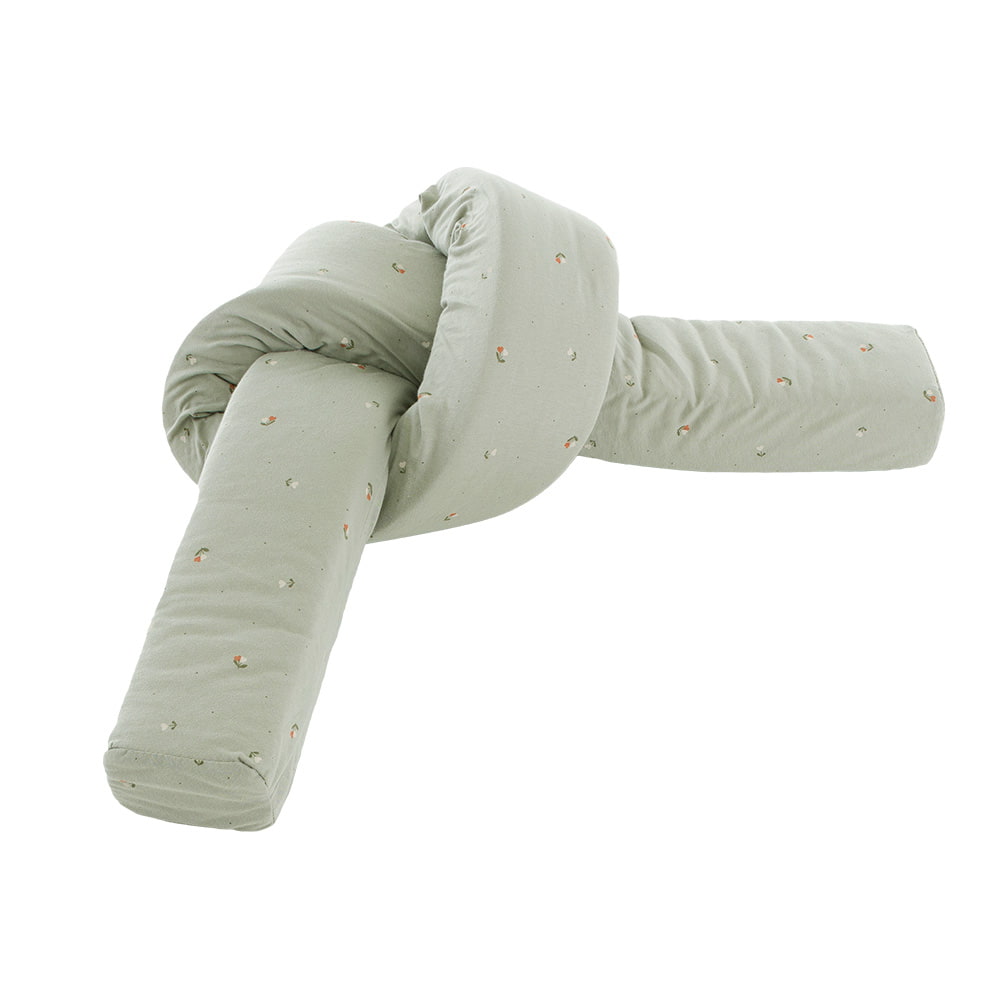 Snake bed bumper  fiore green