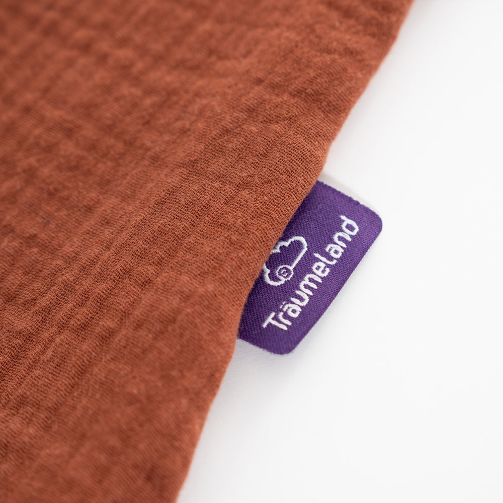 Summer Sleeping Bag terracotta label
