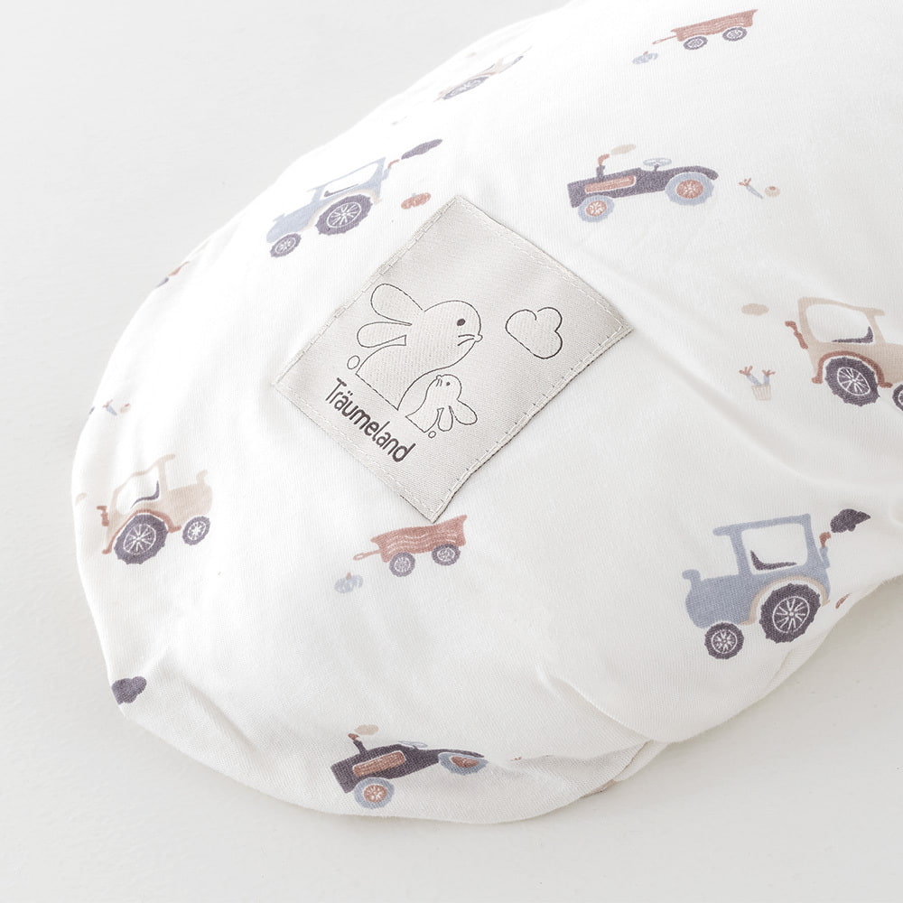 Nursing pillow Little Farm blue - Detail