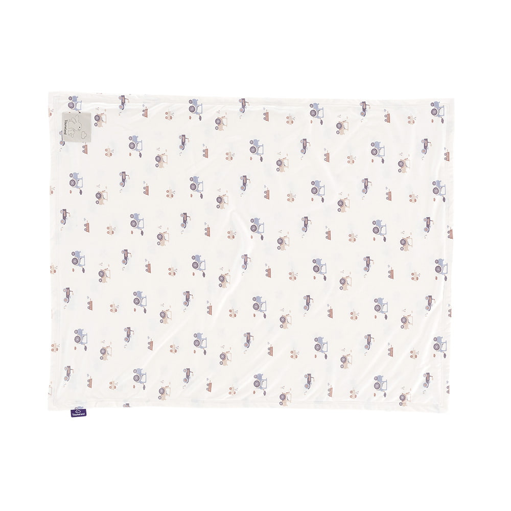 Jersey Baby Blanket Little Farm blue