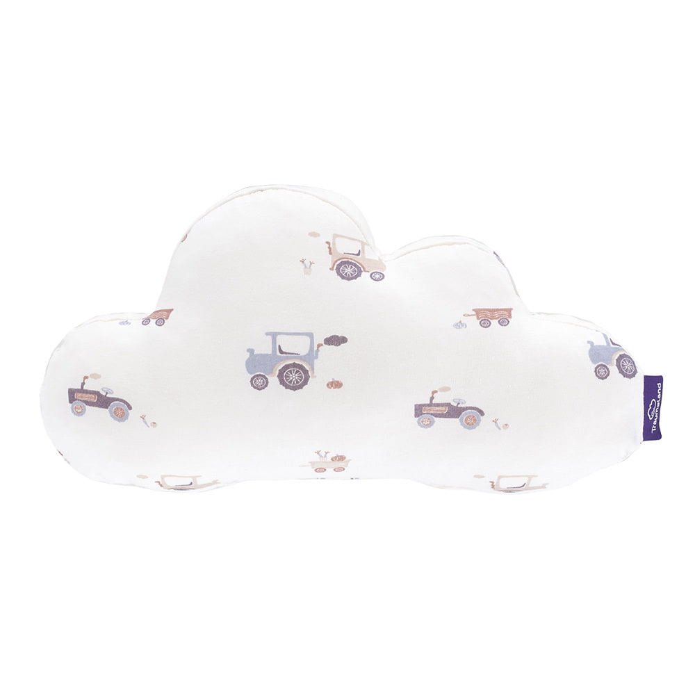 Cuddle Cushion Cloud Little Farm blue