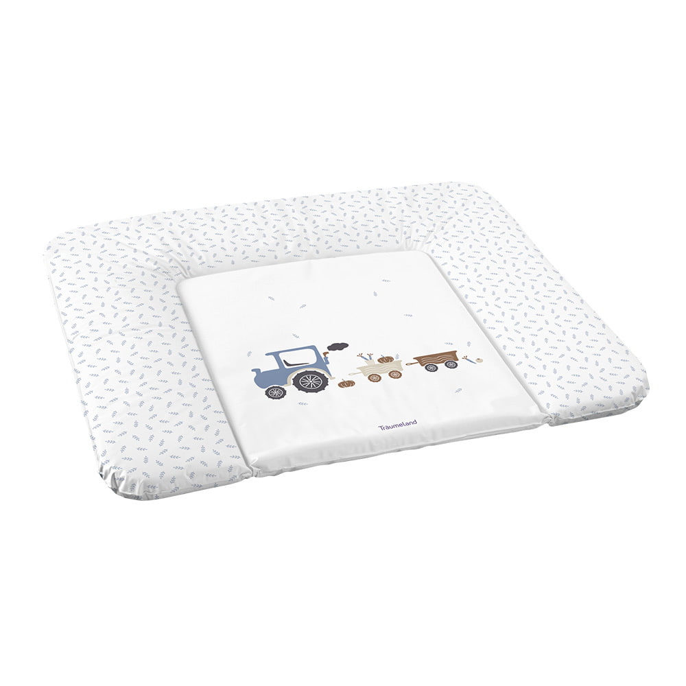 Changing mat Little Farm blue - Diagonal