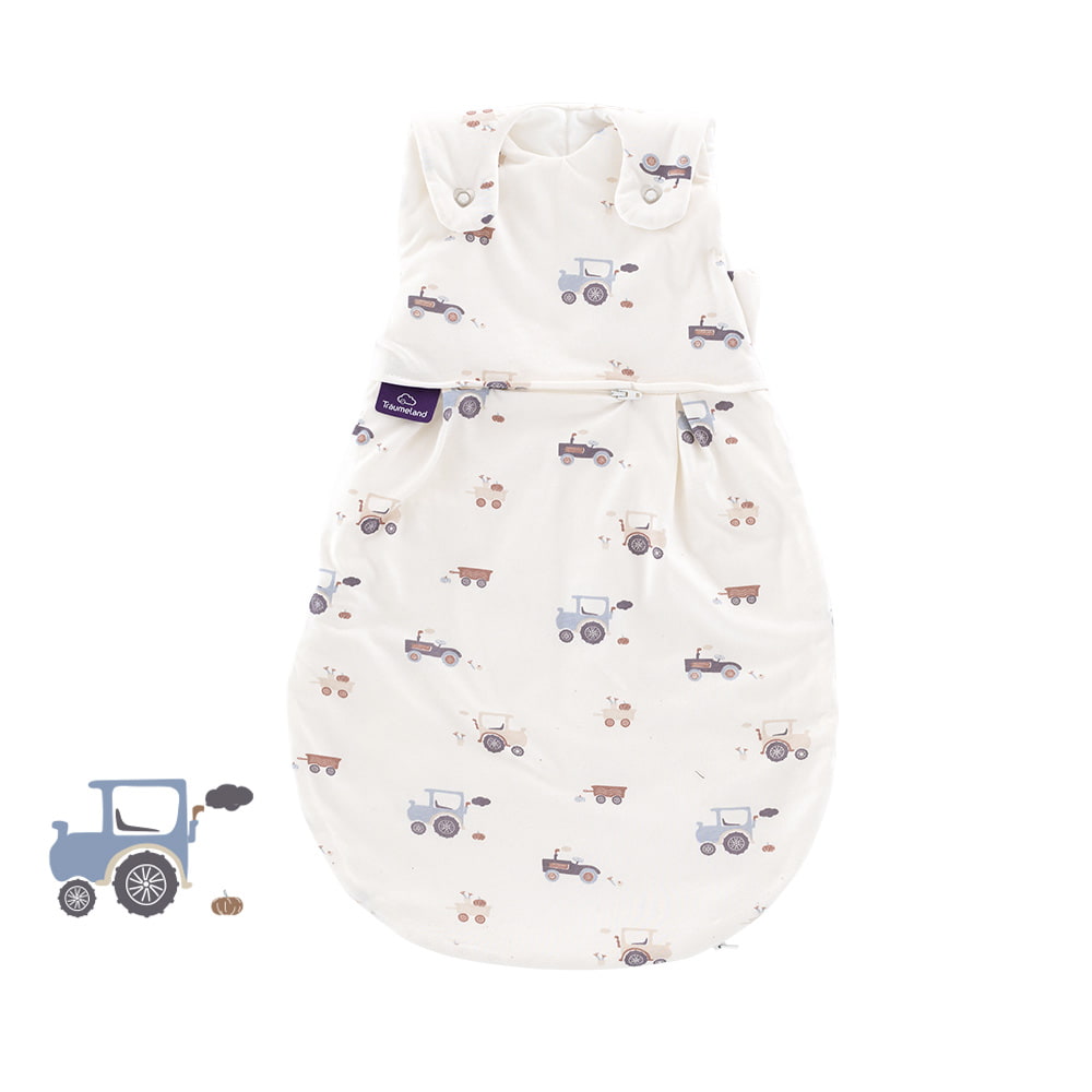 All year sleeping bag LIEBMICH Little Farm blue full view