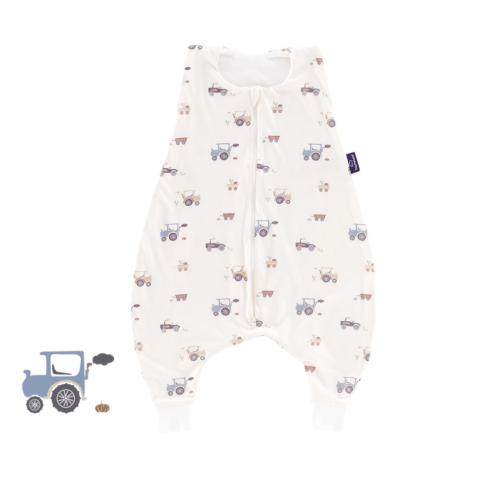 All year sleep overall TO GO Little Farm blue