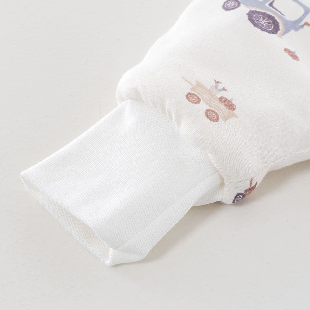 Sleep overall TO GO Little Farm blue detail cuffs
