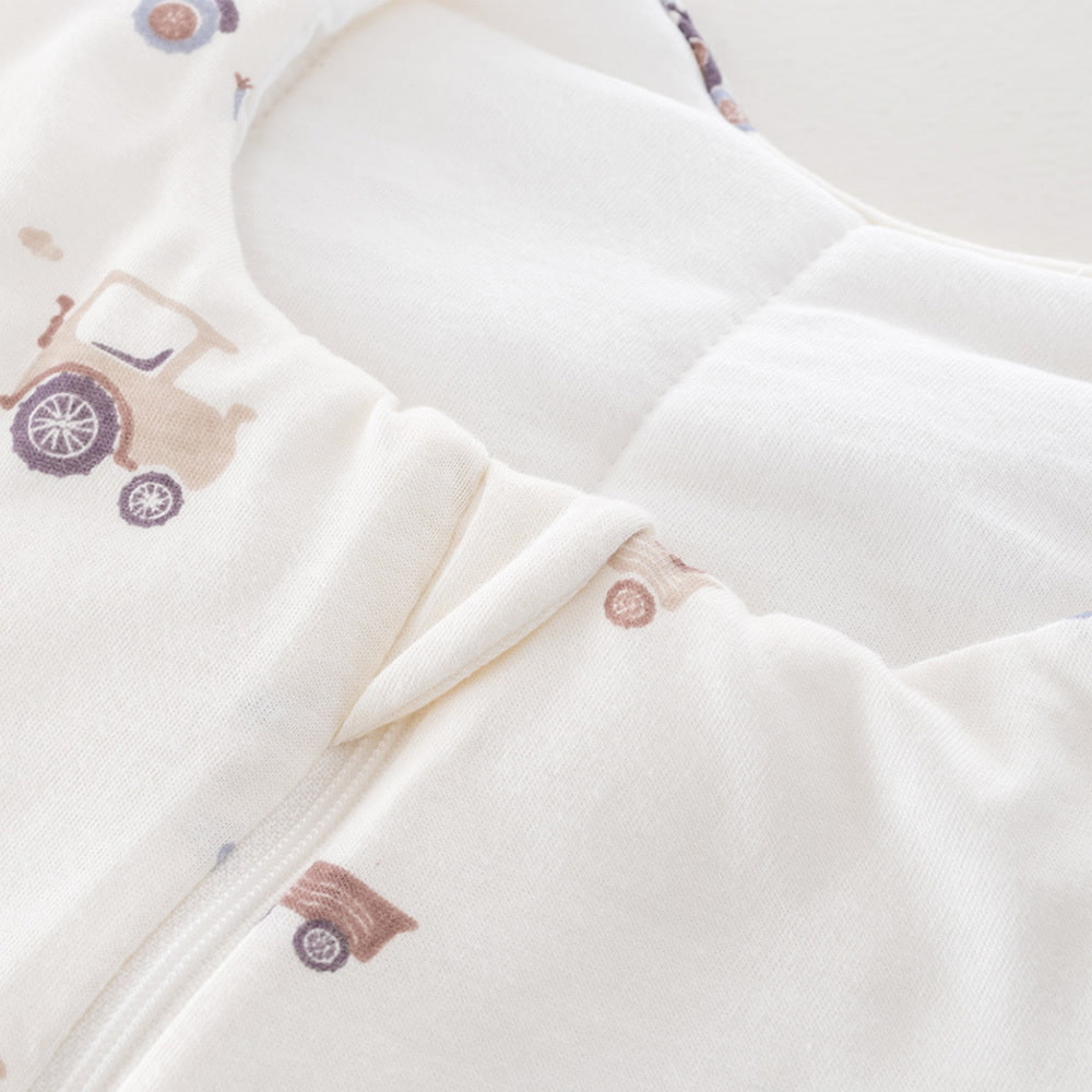 Sleep overall TO GO Little Farm blue detail chin protection