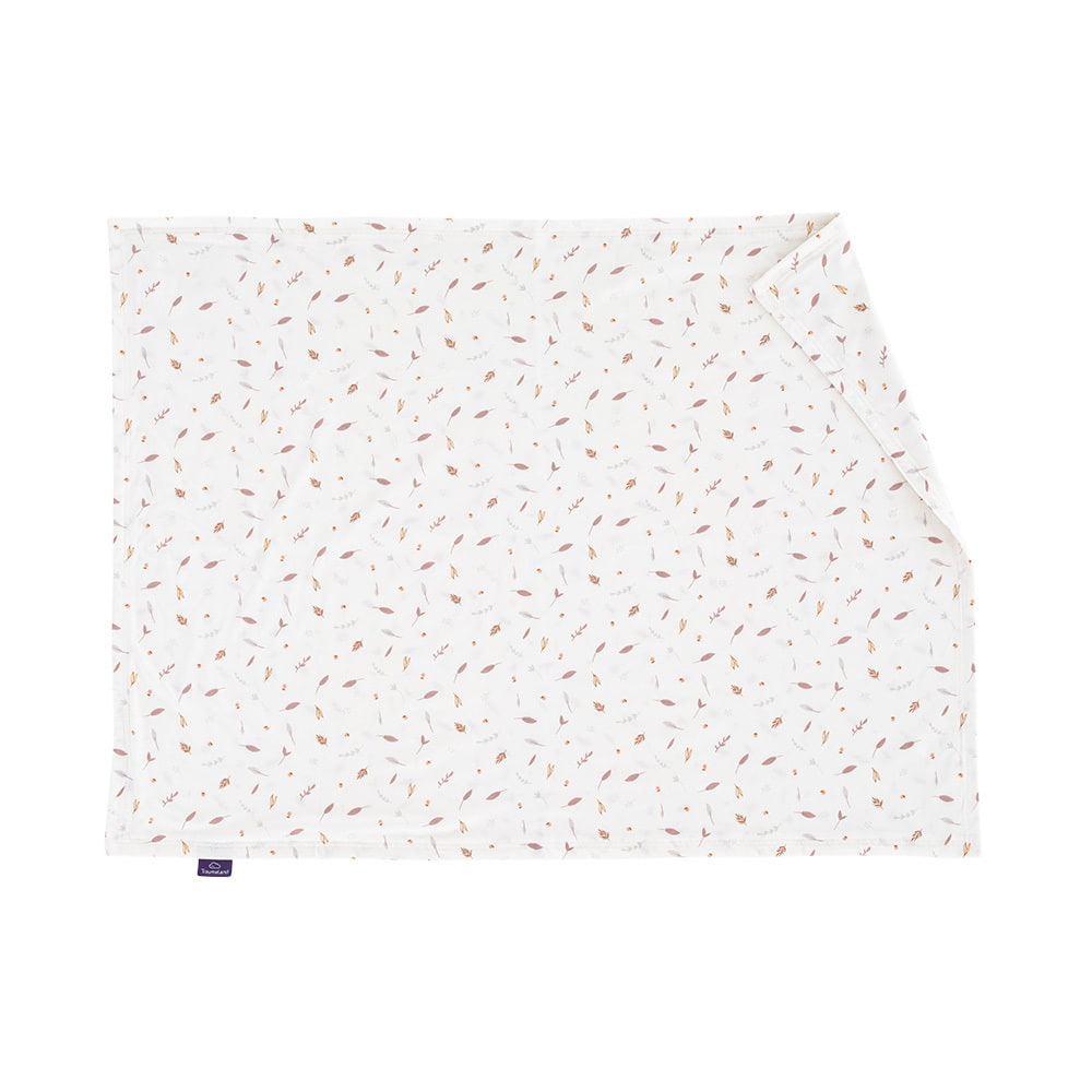 Jersey baby blanket Nature love pink
