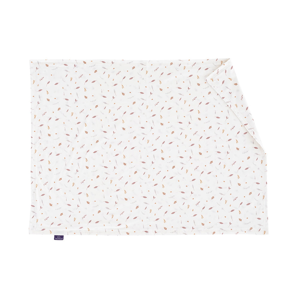 Jersey baby blanket Nature love pink