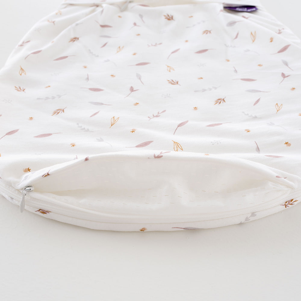 Sleeping bag LIEBMICH Nature love pink detail ventilation slit at the bottom