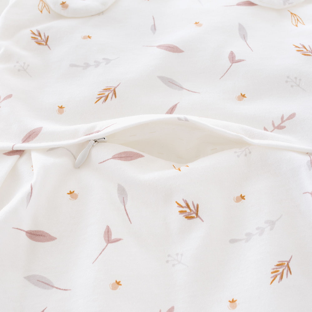 Sleeping bag LIEBMICH Nature Love pink detail front ventilation slit