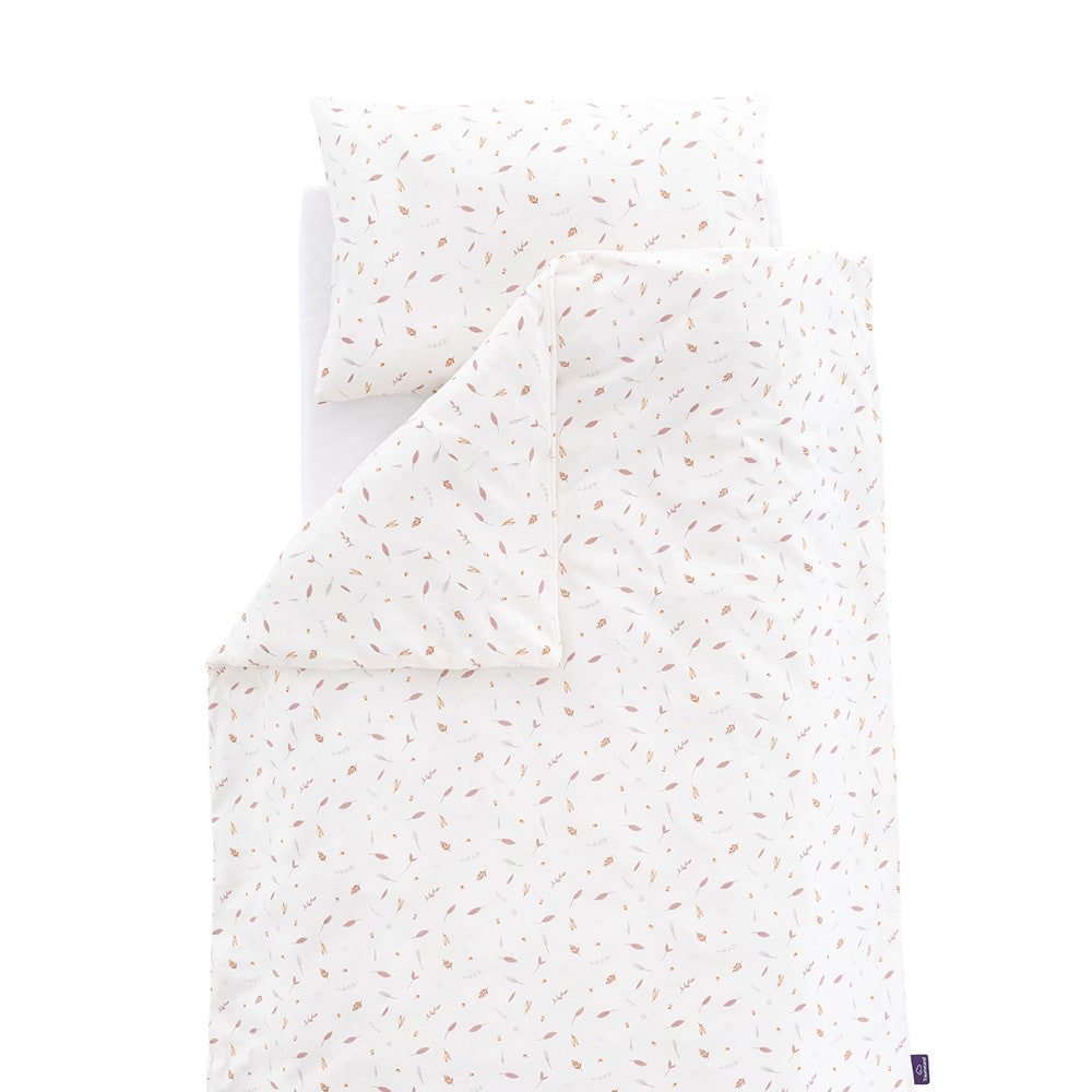 Cotton muslin bedding Nature love pink