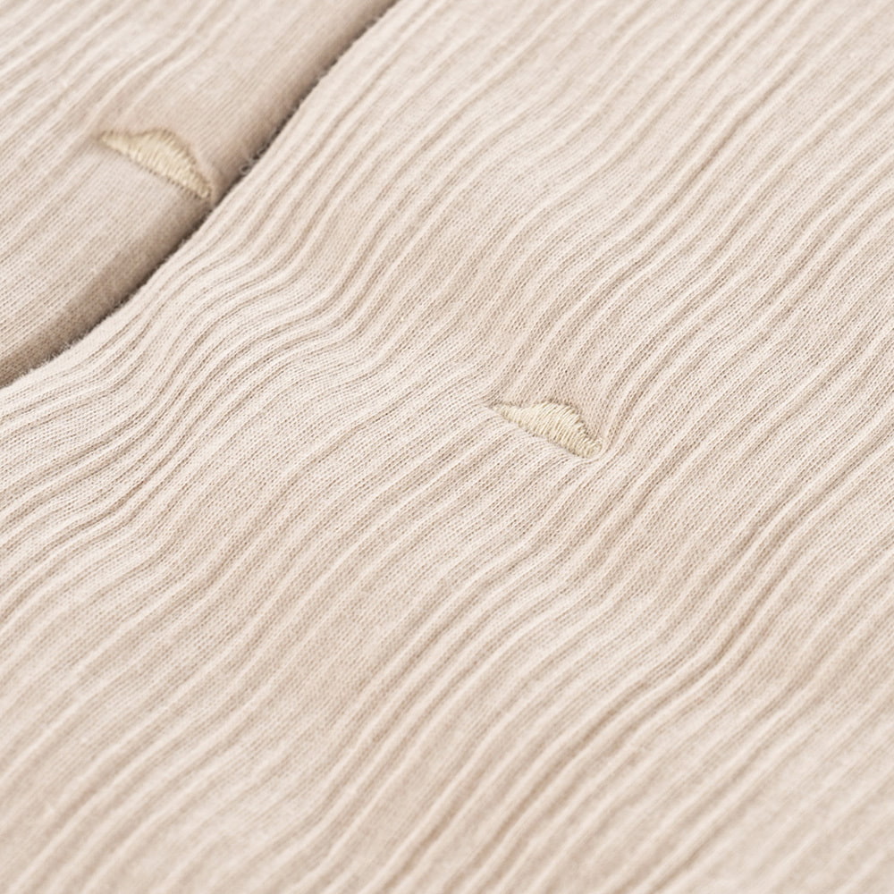 Signature sleeping bag taupe embroidery