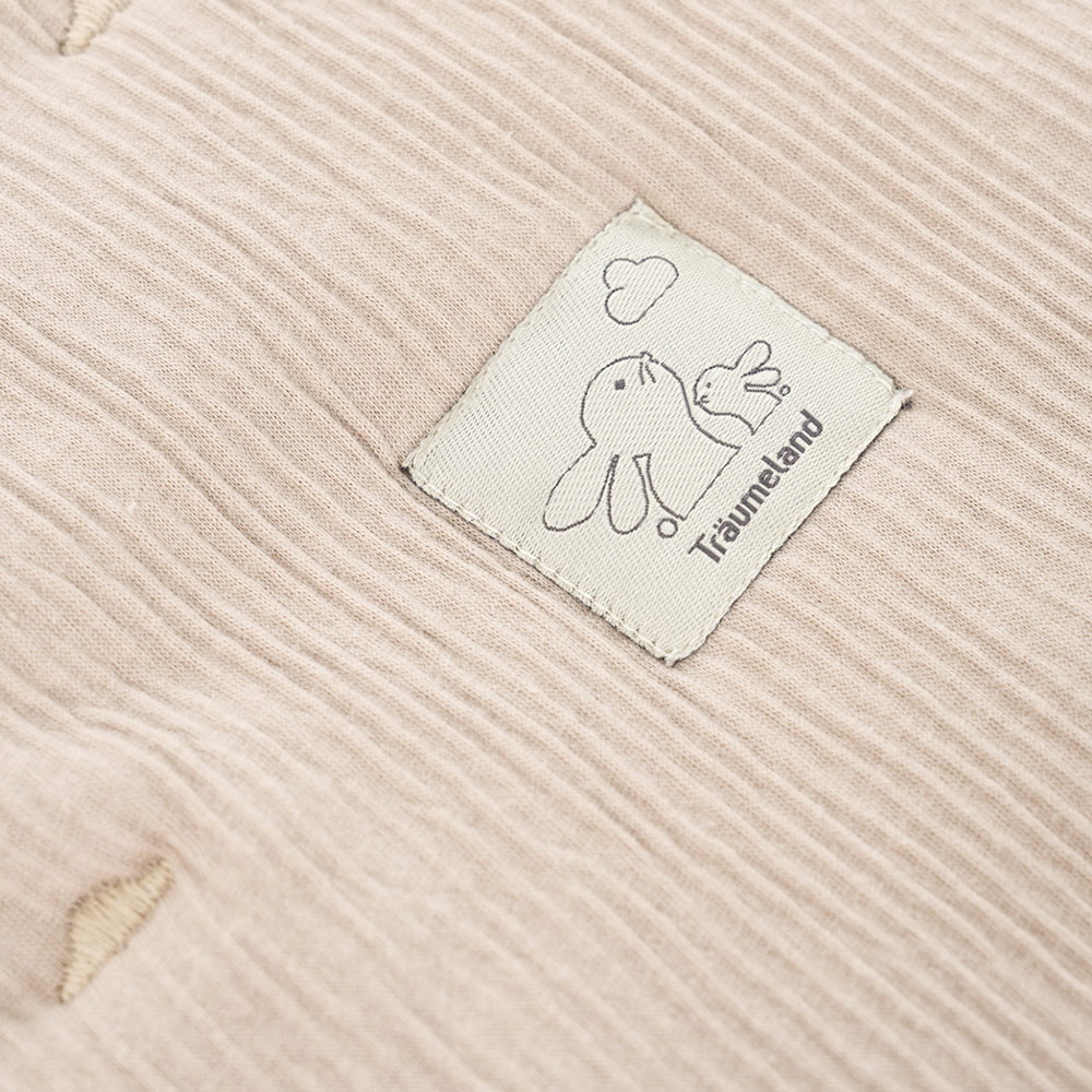 Signature sleeping bag taupe bunny patch